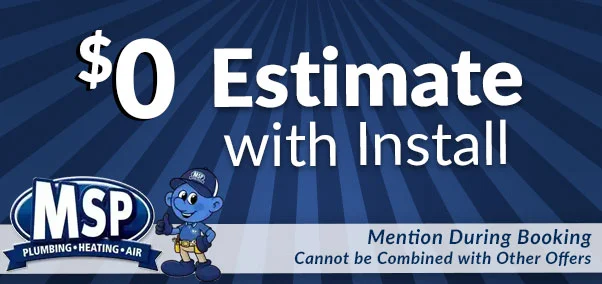 Free estimate with install