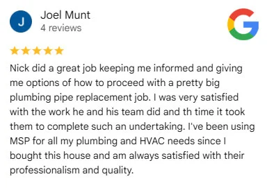 review plumbing